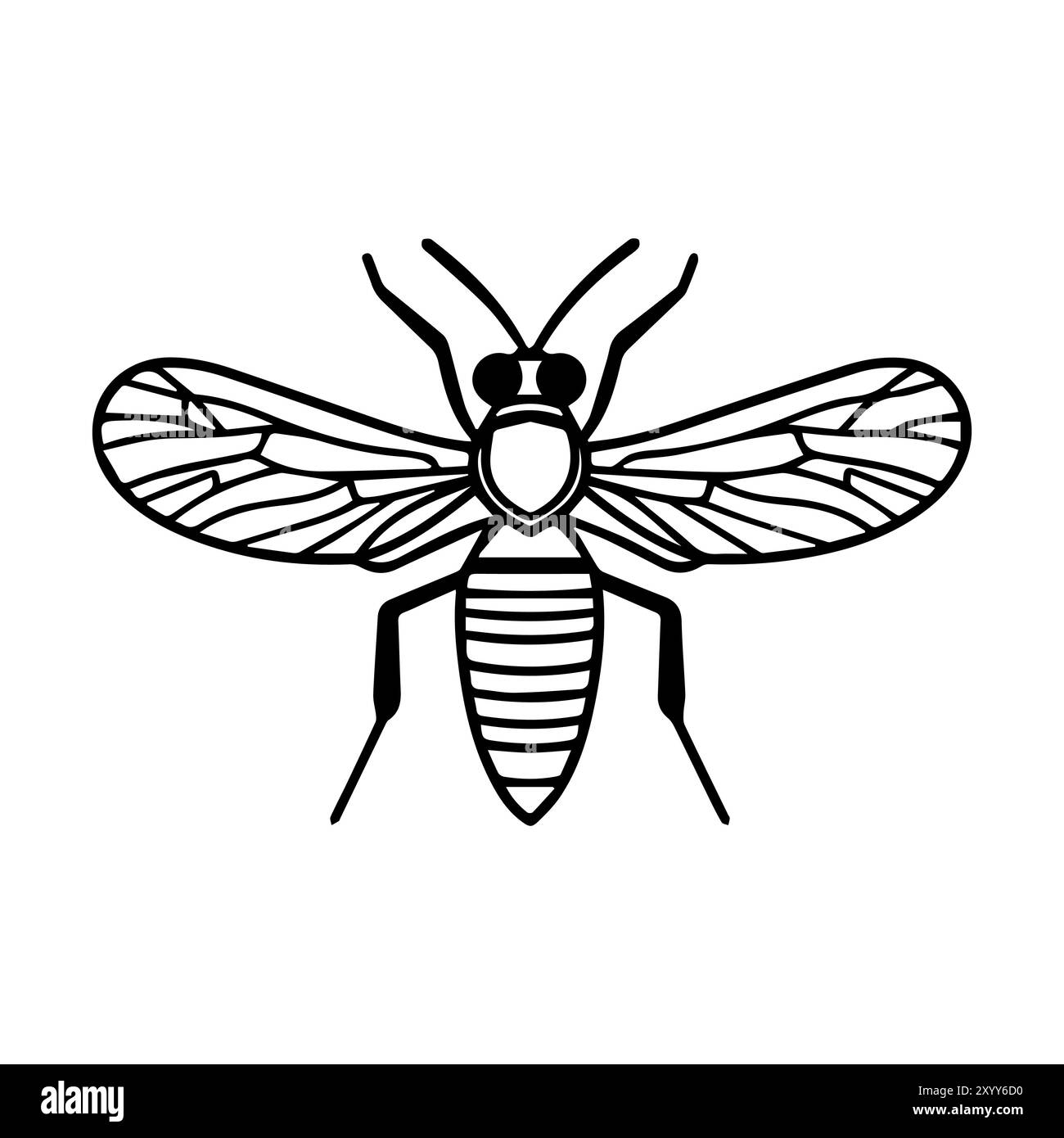 insect icon or modern line symbol. Vector line art and icon design with ...
