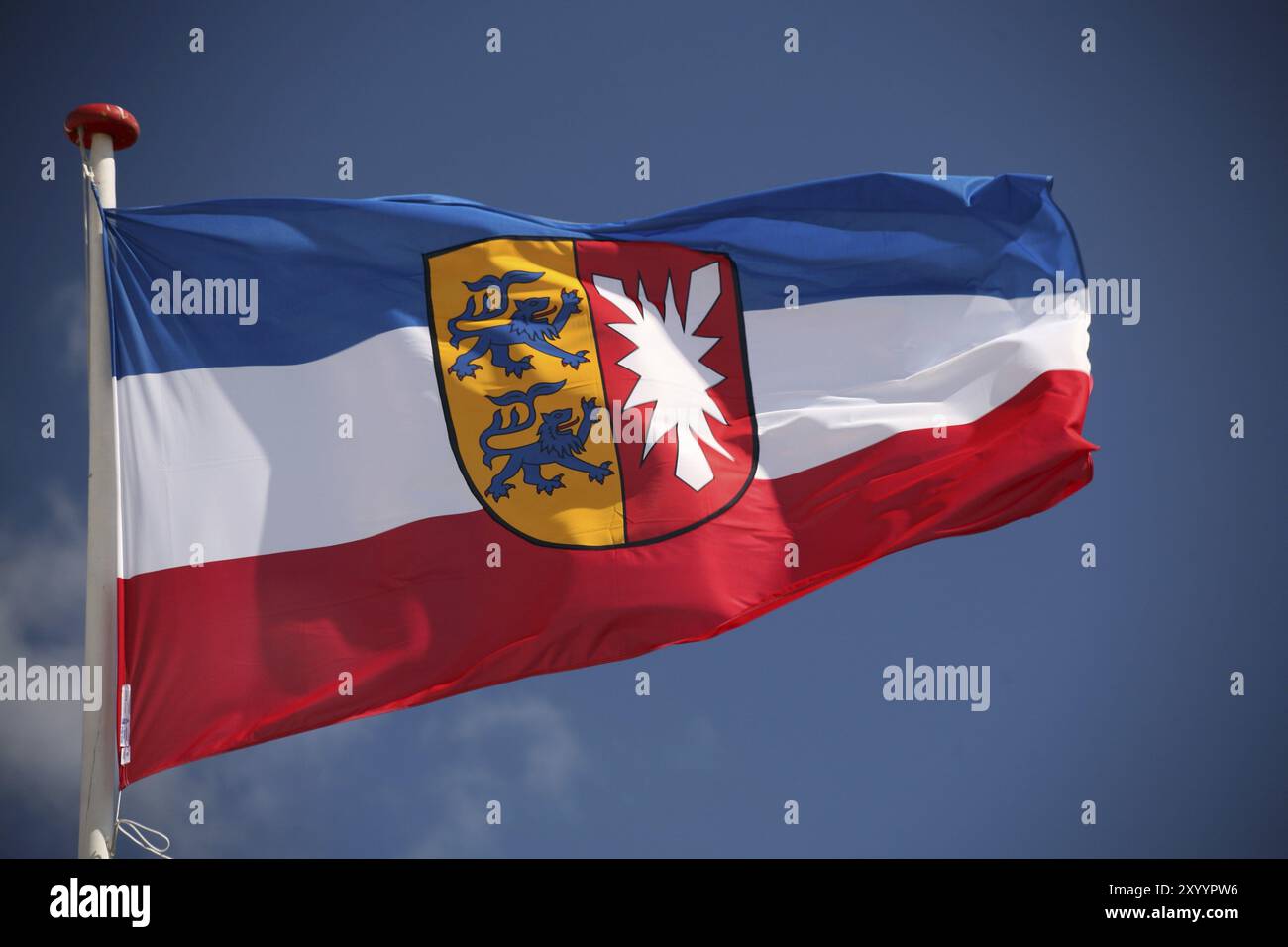 flag-of-the-german-federal-state-of-schleswig-holstein-stock-photo-alamy
