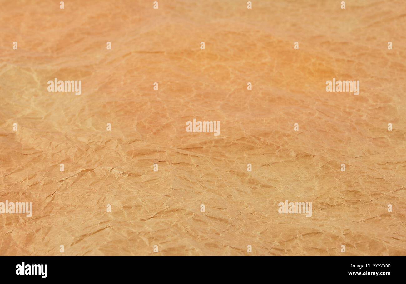 Brown crumpled baking paper as a background Stock Photo