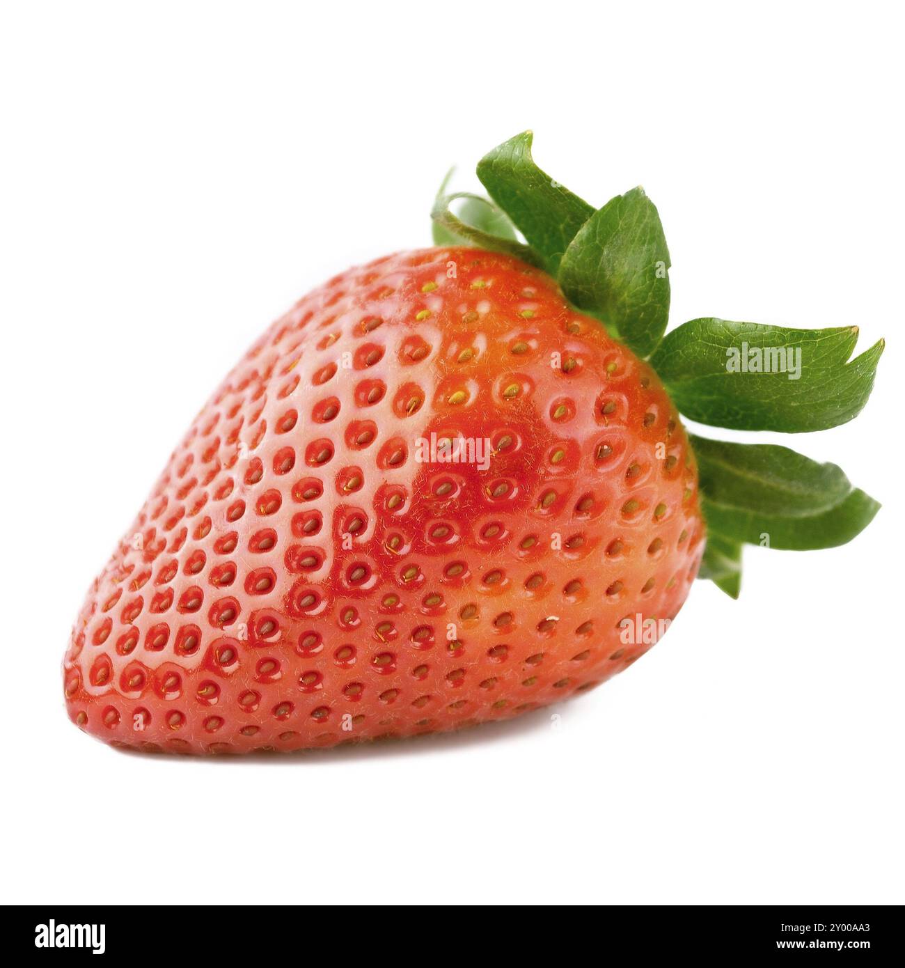 A fresh strawberry isolated on white background Stock Photo - Alamy