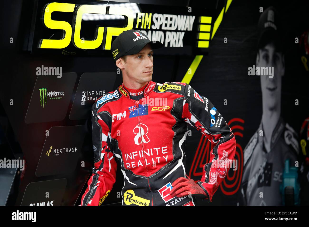 Wroclaw, Poland, August 31st, 2024. 2024 DeWalt FIM Speedway GP of Poland - Wroclaw at Olimpic Stadium. Pictured: #46 Max Fricke (AUS)  © Piotr Zajac/Alamy Live News Stock Photo