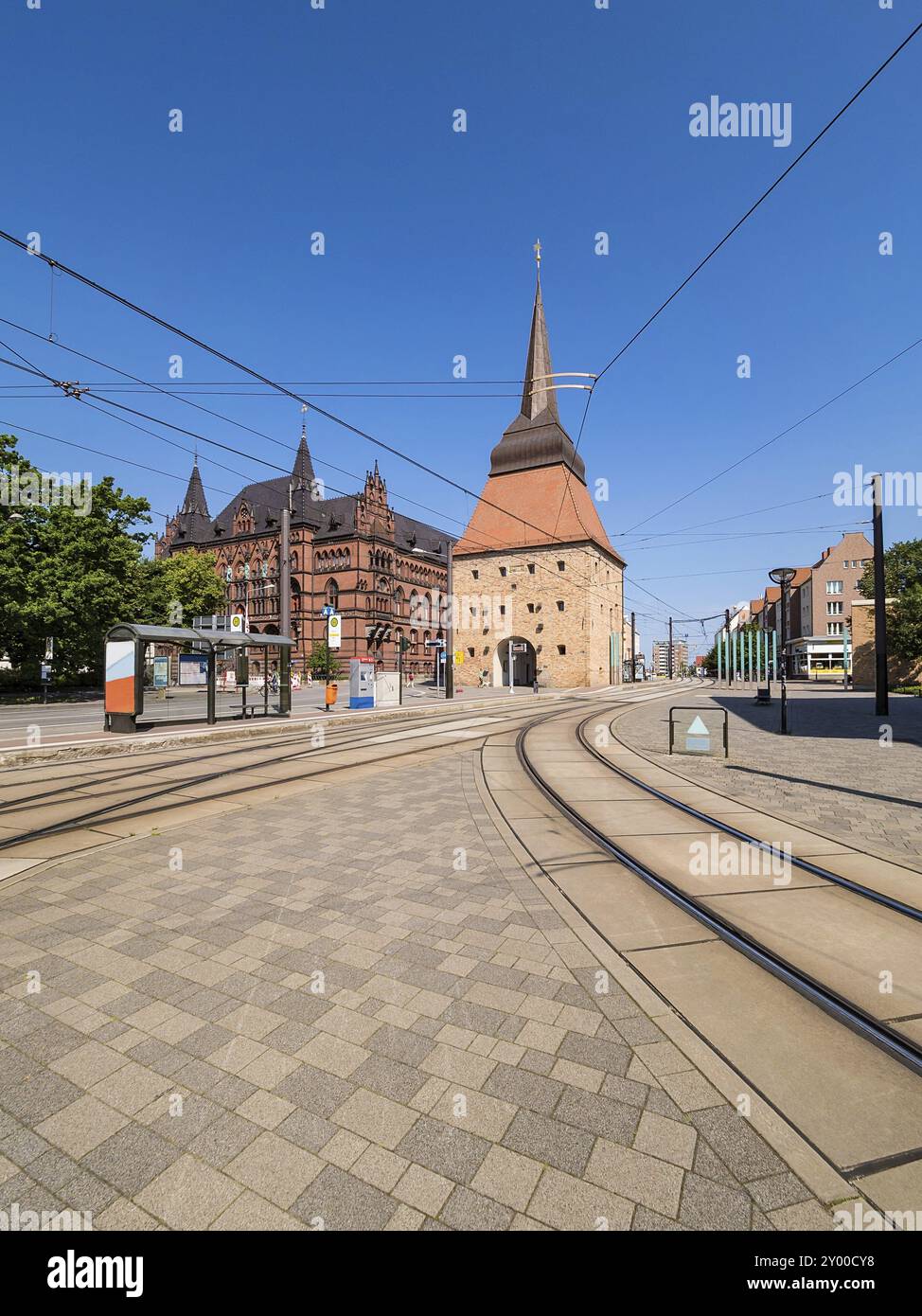Stone Gate Rostock Rostock city walls hi-res stock photography and images - Alamy