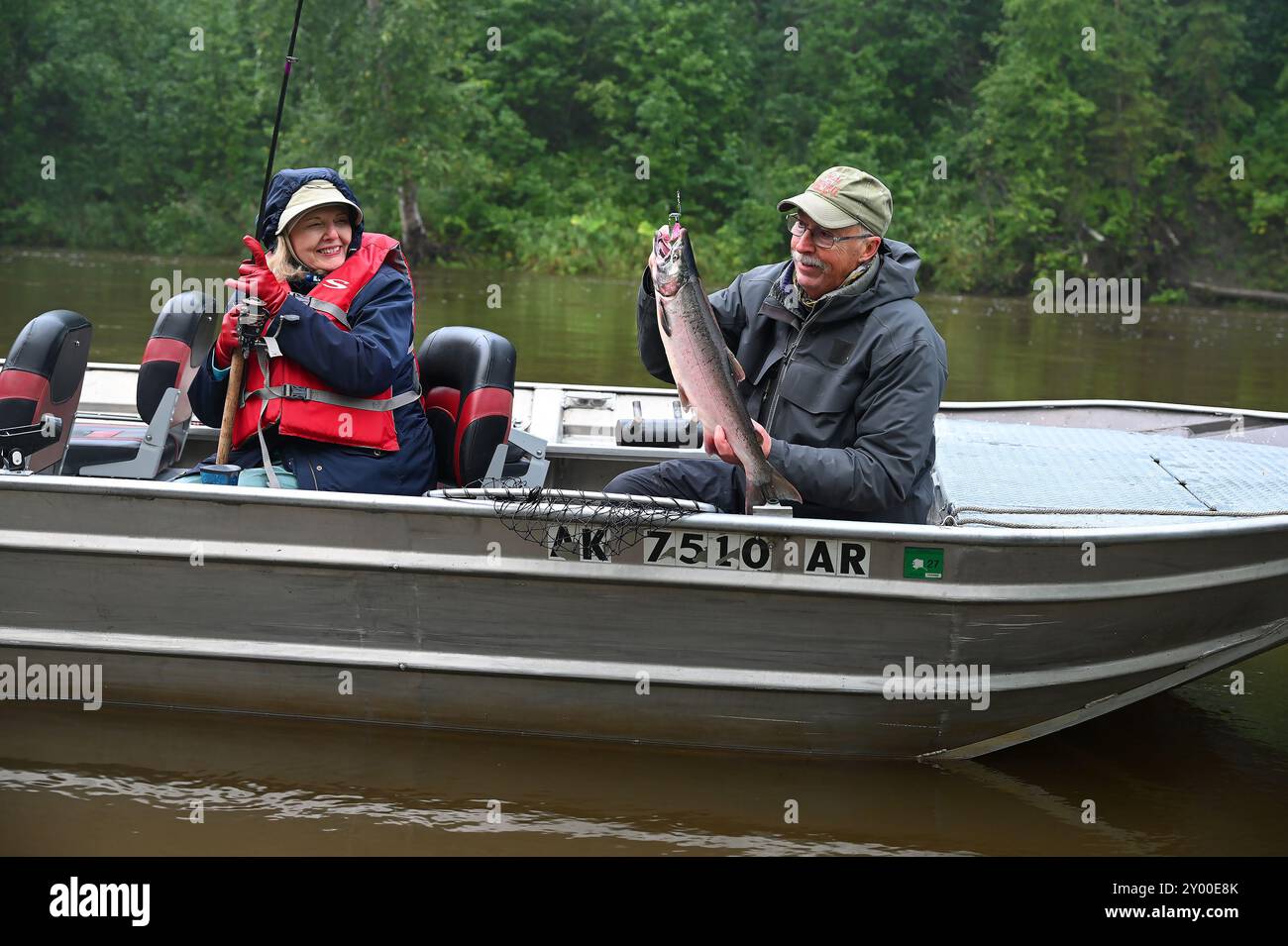 Alaska's great angling opportunities include 5 species of salmon. Guide