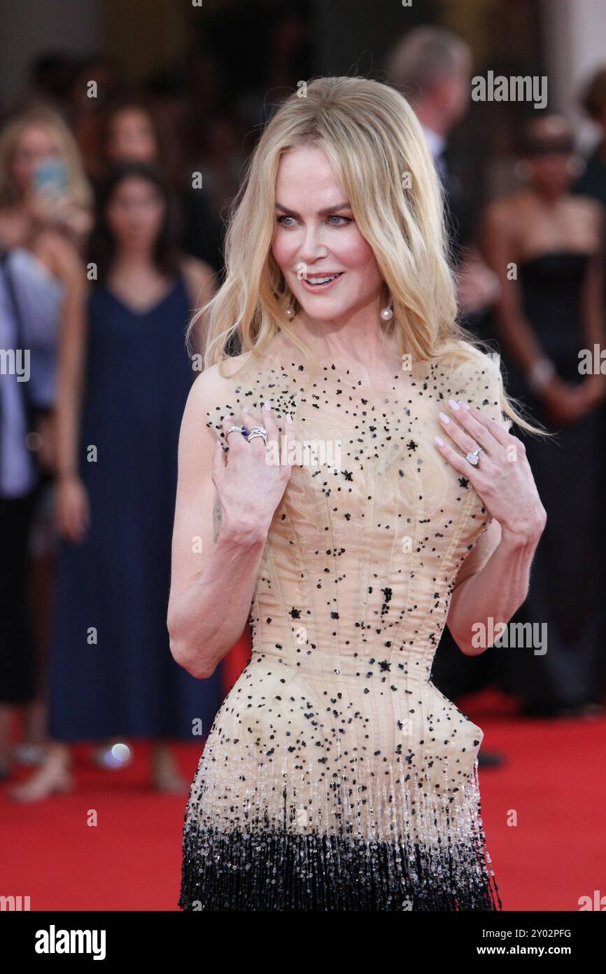 Nicole Kidman red carpet Babygirl 2024 Venice film festival Stock Photo