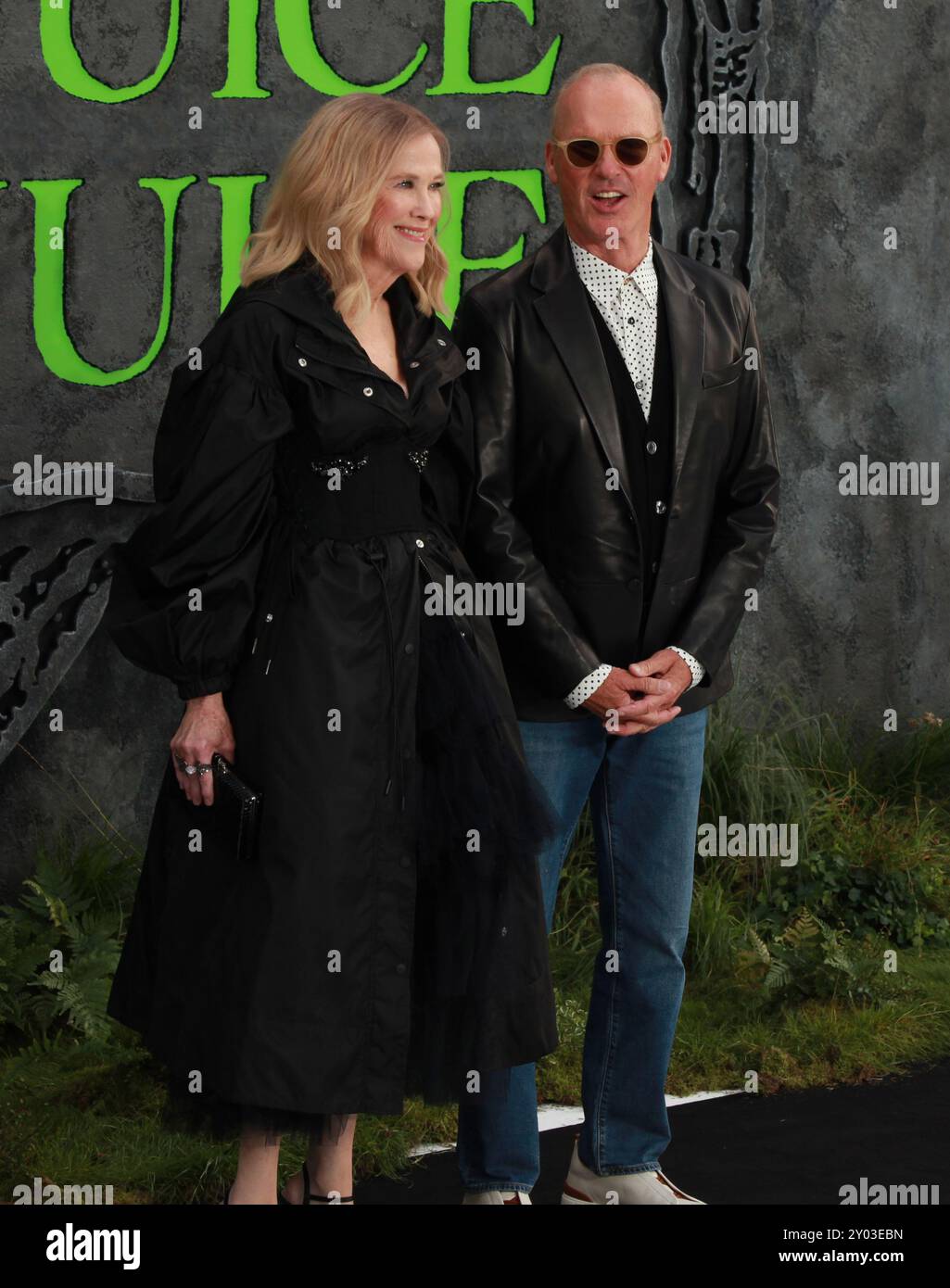 London, UK. Catherine O’Hara and Michael Keaton at the Beetlejuice