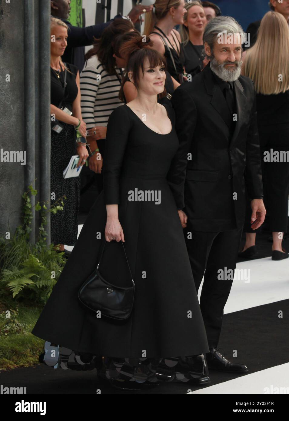 London, UK. Winona Ryder and Scott Mackinlay Hahn at the Beetlejuice