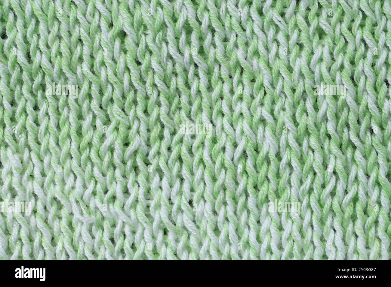 Texture of green knitted fabric as background, top view Stock Photo - Alamy