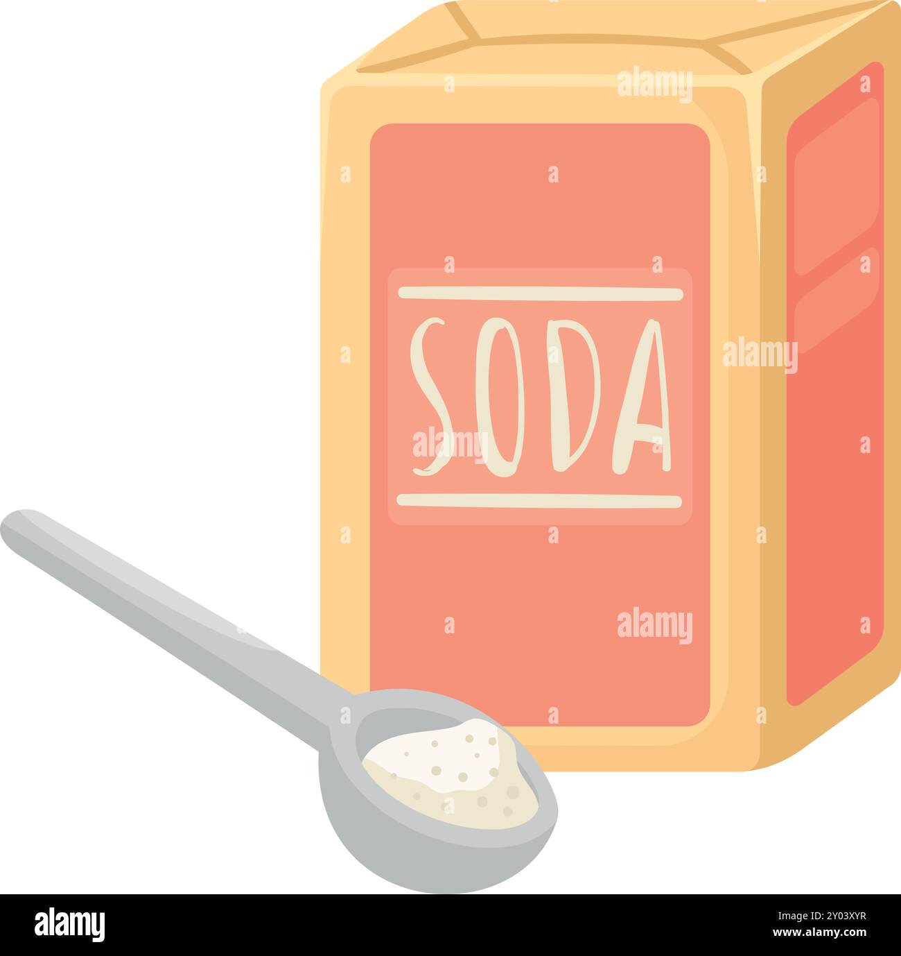 Baking powder paper box. Food color icon Stock Vector Image & Art - Alamy