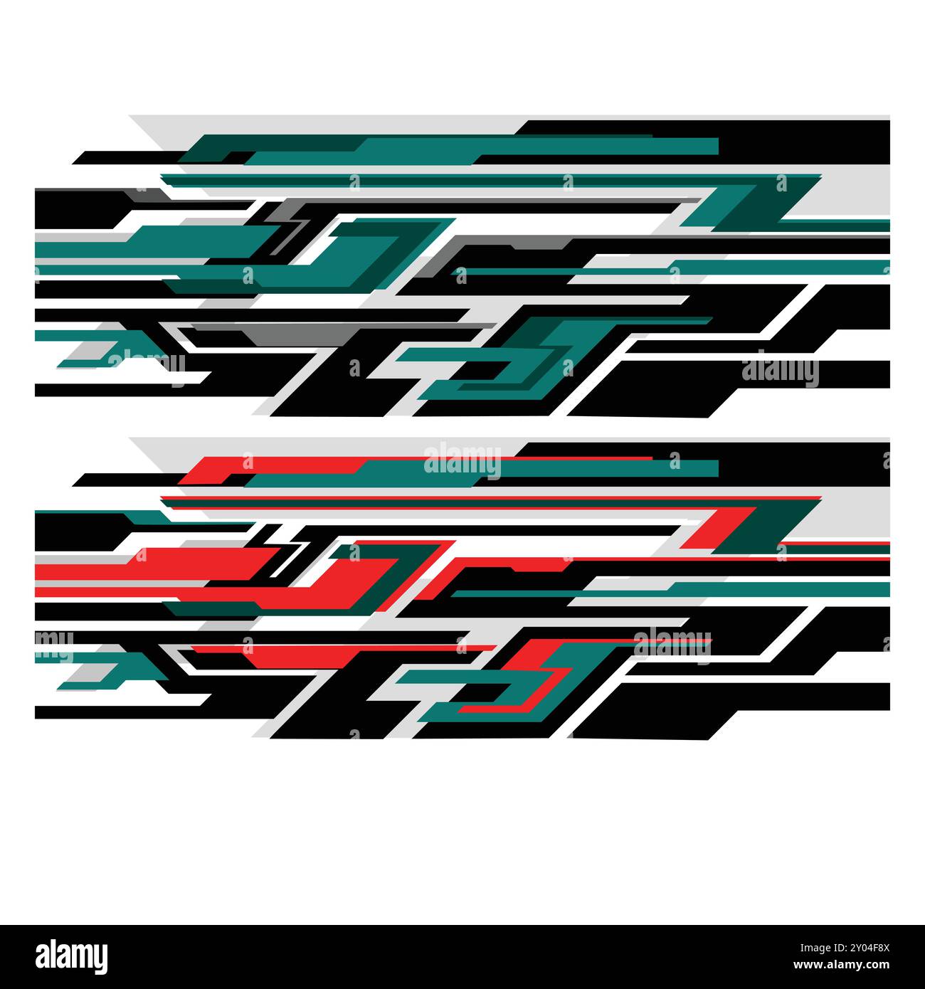 racing car body wrap sticker design vector Stock Vector Image & Art - Alamy