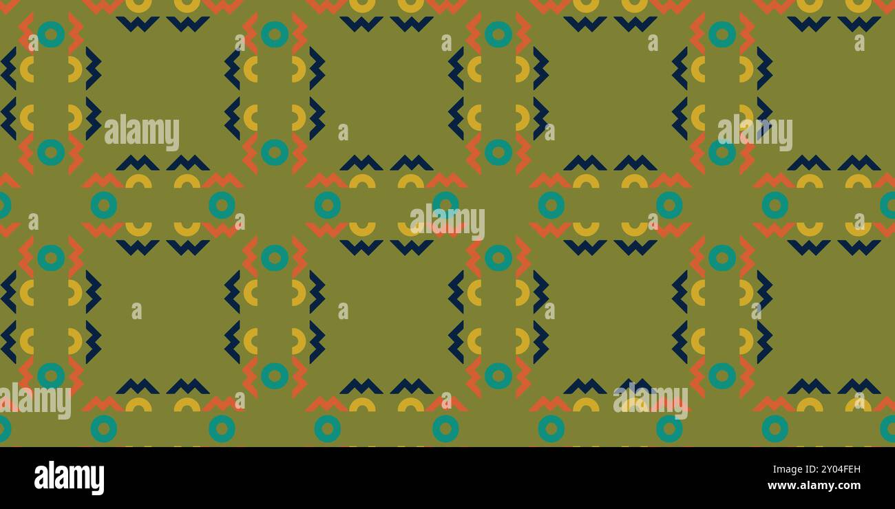 Modern vector abstract seamless geometric pattern with geo shapes in ...