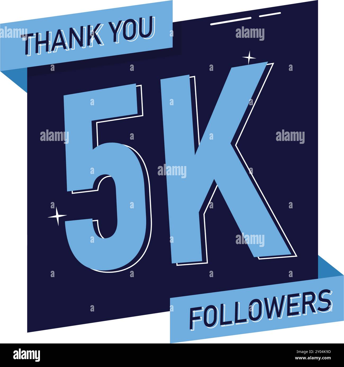 Digital thank you card Stock Vector Images - Alamy