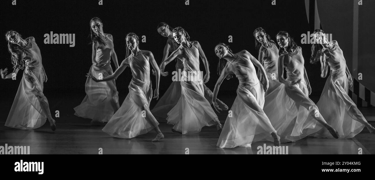 At the Staatsoper Berlin: Benjamin Millepied, ballet director of the Opera National de Paris from 2014 with the ballet 'Daphnis et Cloe'? For this neo Stock Photo