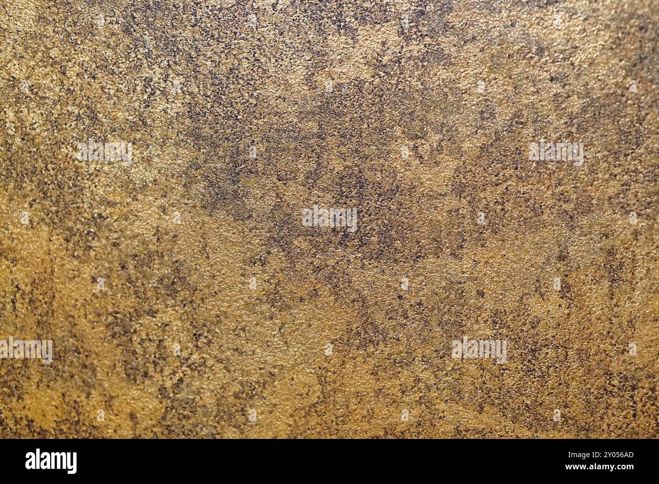 Rustic Golden Golden paint rustic wall texture background Stock Photo - Alamy