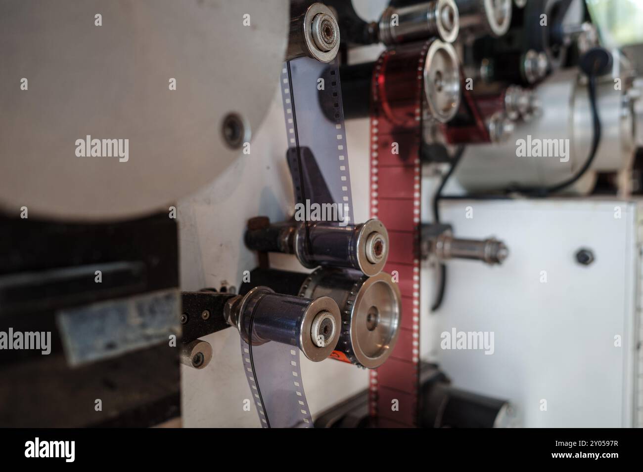 Detailed view showcasing film mechanism hi-res stock photography and ...