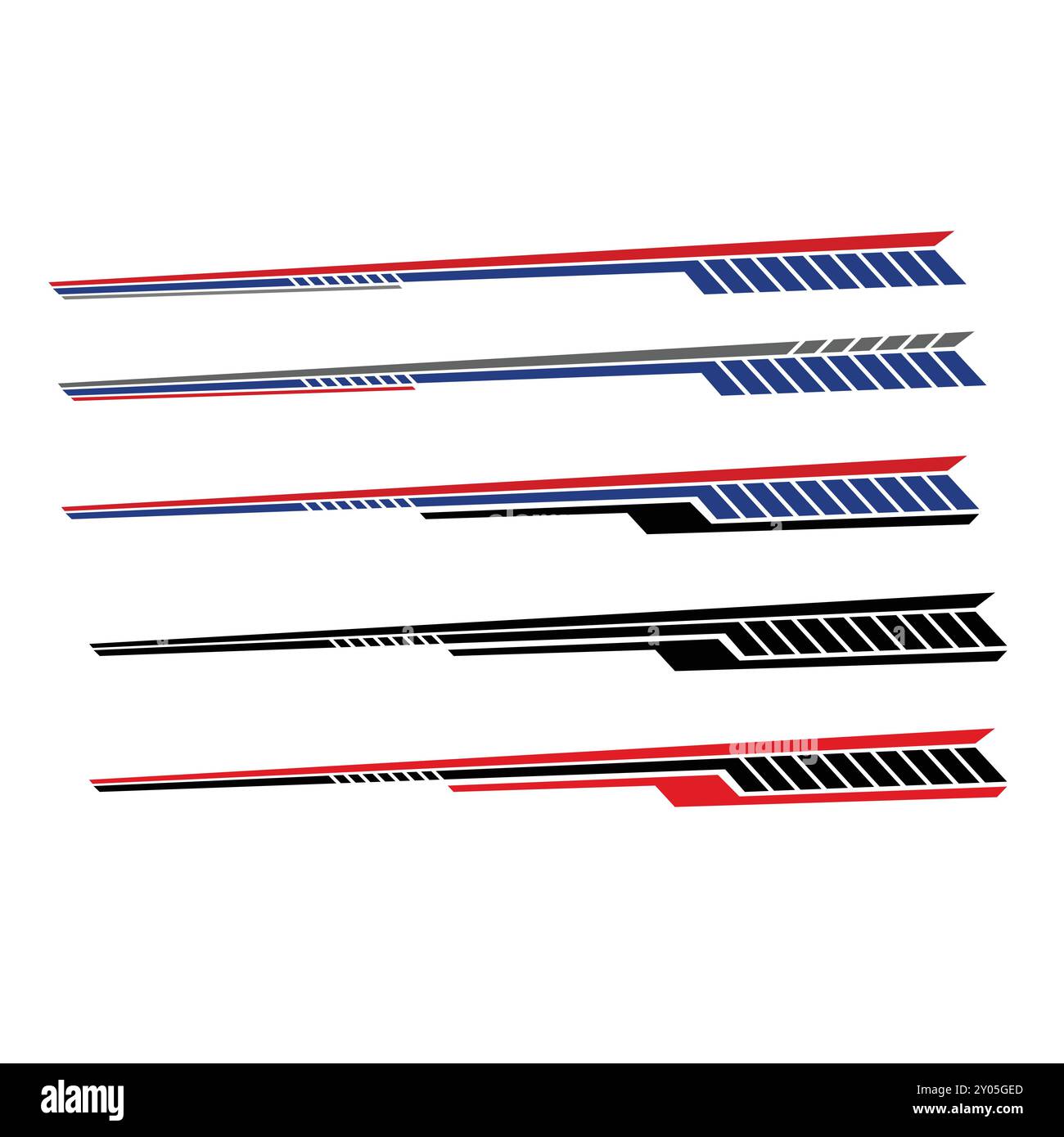 Striped decals Stock Vector Images - Alamy
