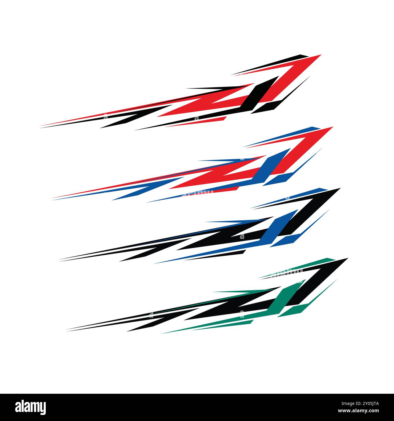 car body wrapping sticker design vector. car branding sticker Stock ...