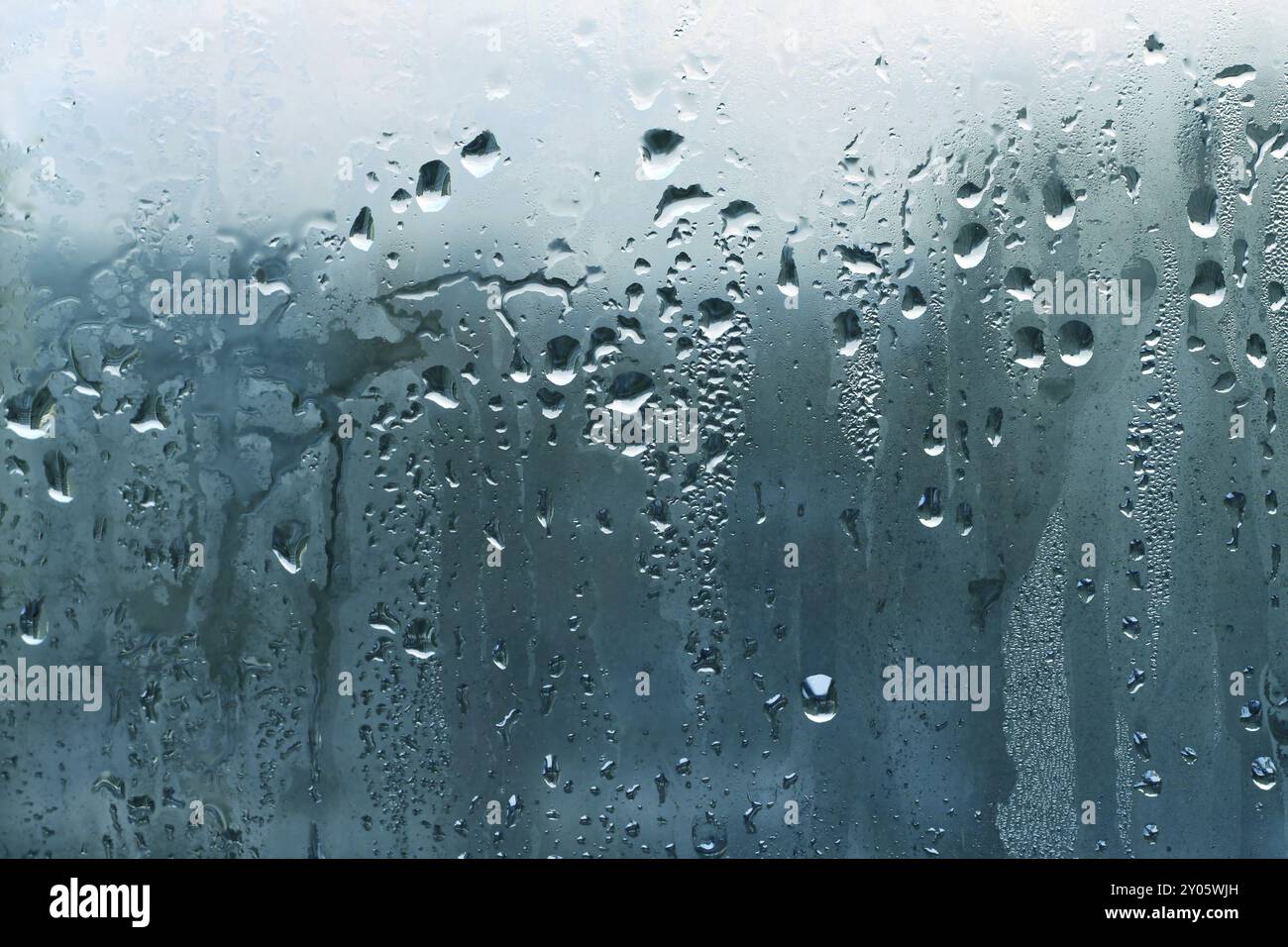 Natural water drop on the glass Stock Photo - Alamy