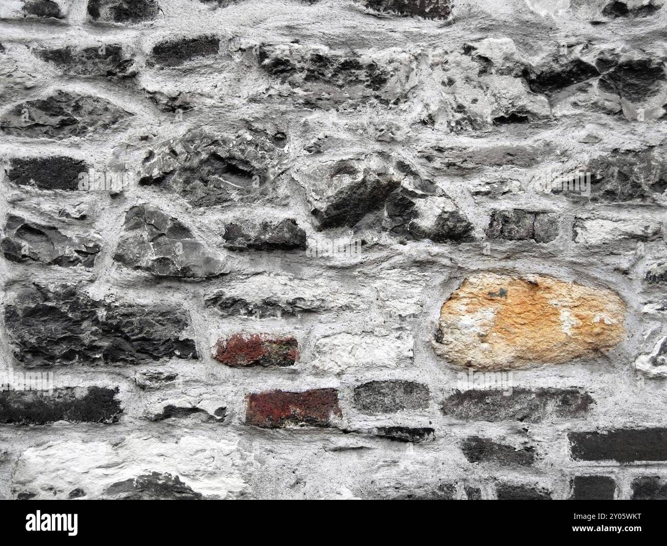 Texture of very ancient stone wall Stock Photo - Alamy