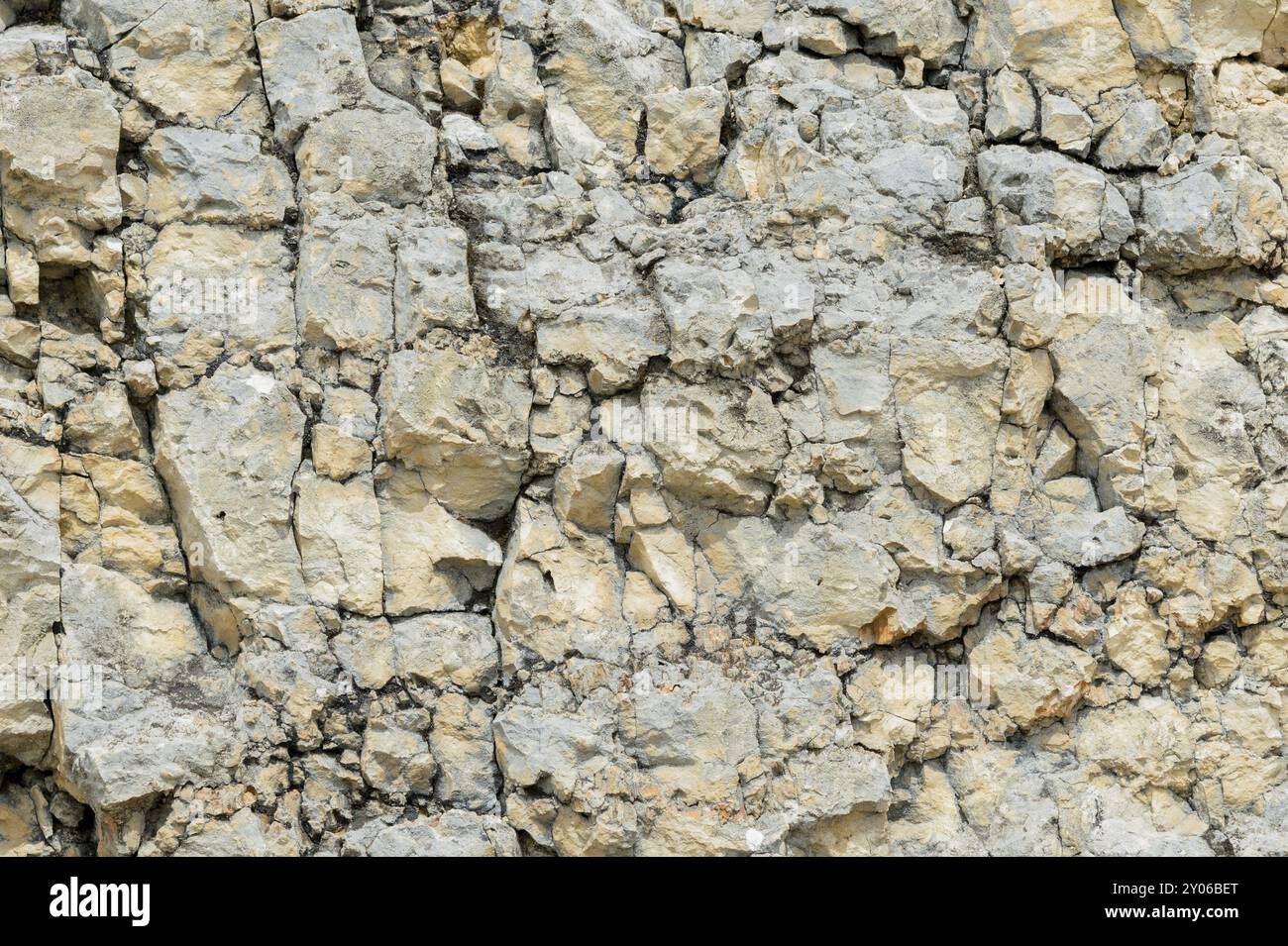 Textured stone background Rubble ballast in natural form in the rock ...