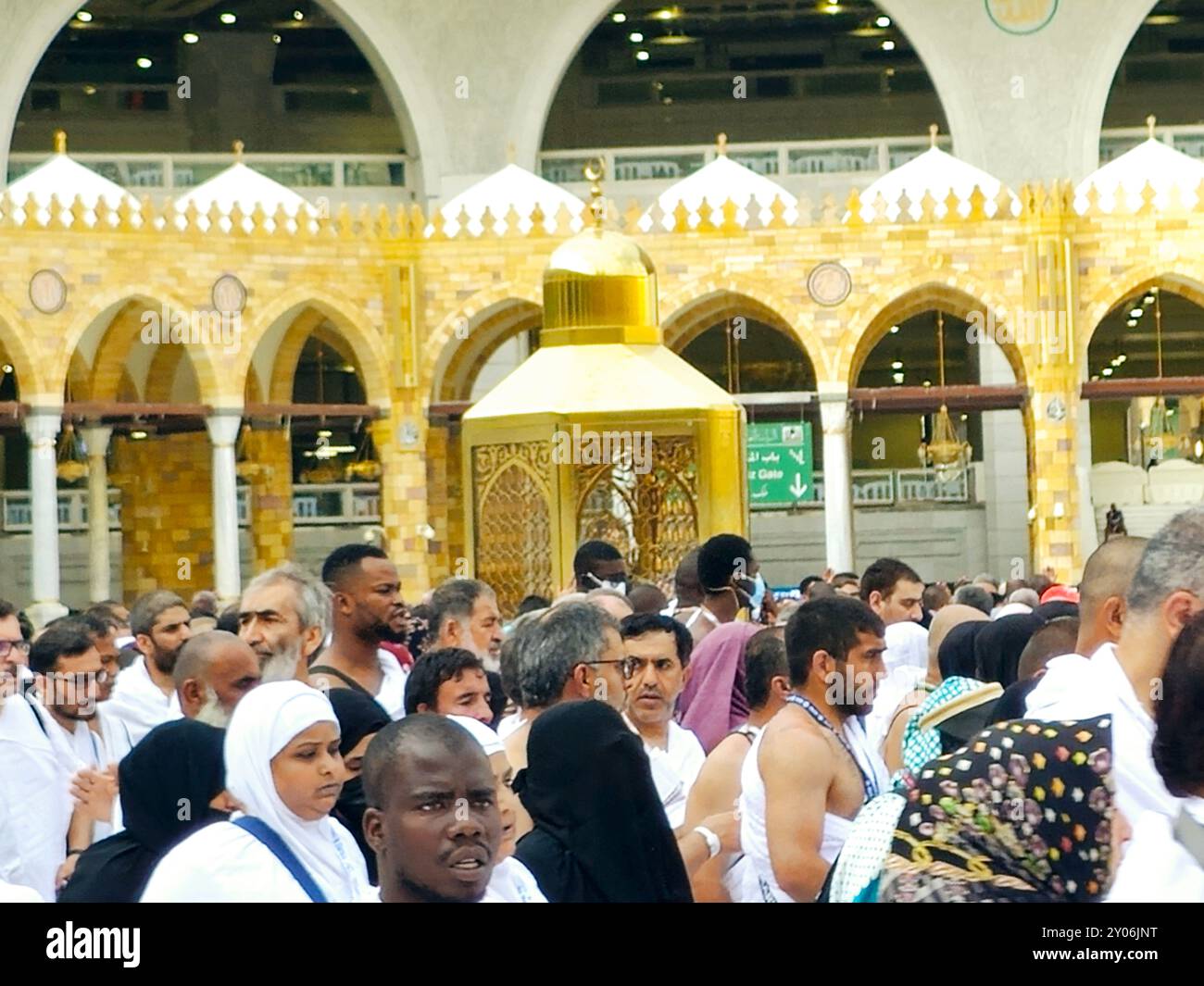 Mecca Saudi Arabia June 12 2024 Maqam Ibrahim Or Station Of Abraham Mecca Saudi Arabia June 12 2024 Maqam Ibrahim Or Station Of Abraham