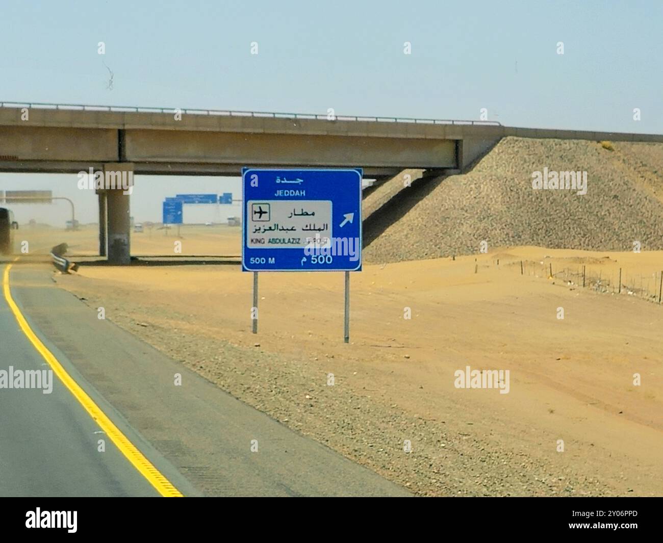 Makkah Madinah road, Saudi Arabia, June 25 2024: Jeddah and King ...