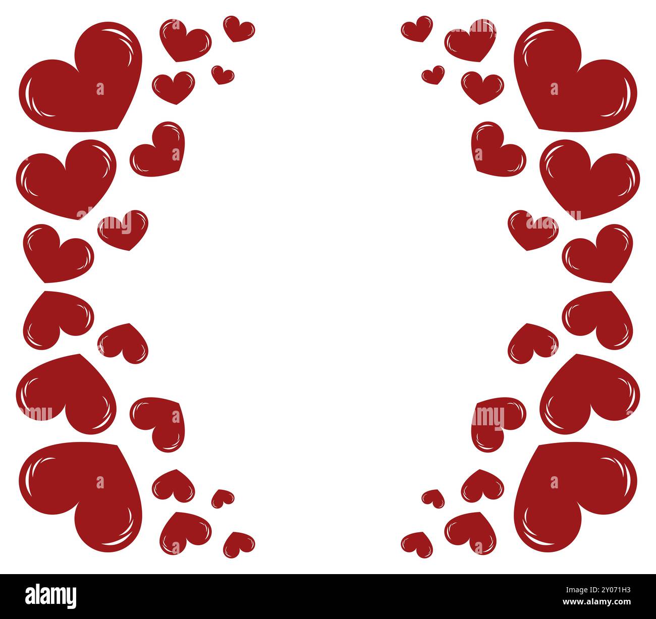 Heart icon illustrated in vector on white background Stock Photo - Alamy