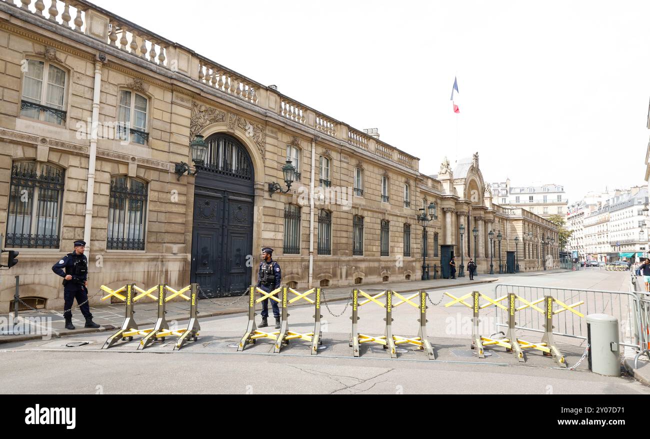 ELYSEE PALACE PARIS Stock Photo
