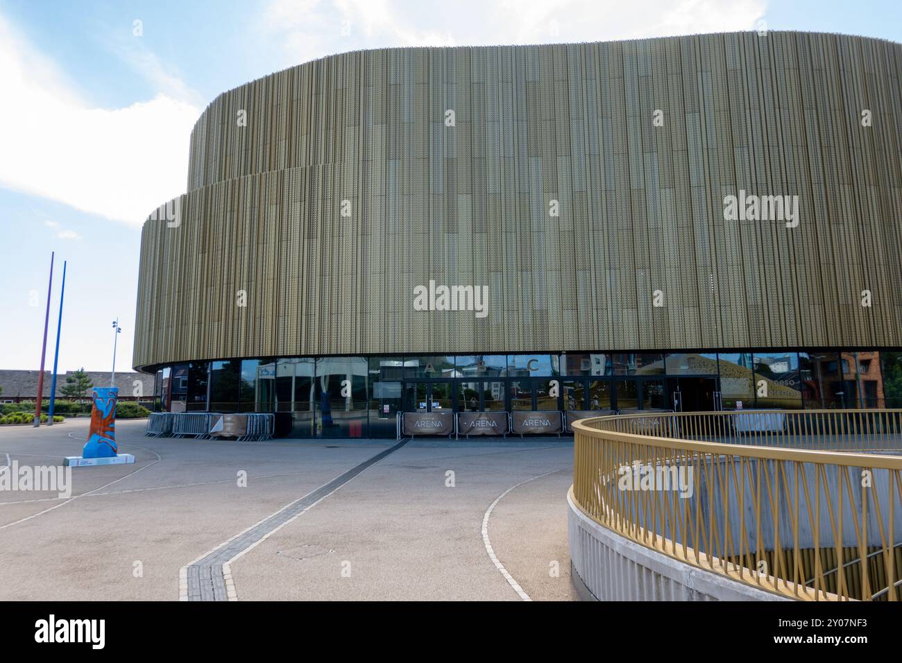 Swansea Arena, Copr  Bay Stock Photo