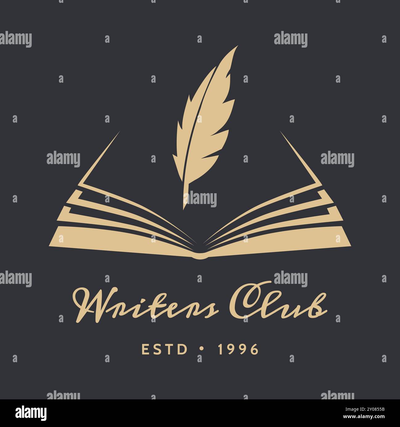 Writers club emblem template Stock Vector Image Art Alamy Writers club emblem template Stock Vector Image Art Alamy