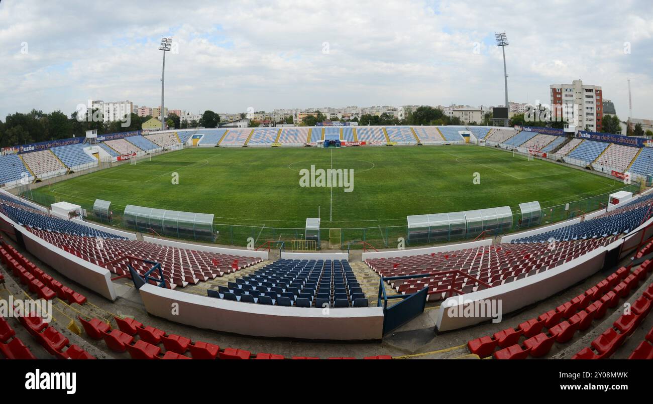 STADIONUL MUNICIPAL GLORIA BUZAU , 03.09.2024 ,BUZAU , ROMANIA Stock Photo