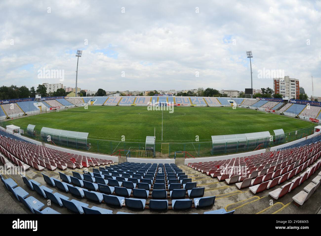 STADIONUL MUNICIPAL GLORIA BUZAU , 03.09.2024 ,BUZAU , ROMANIA Stock Photo