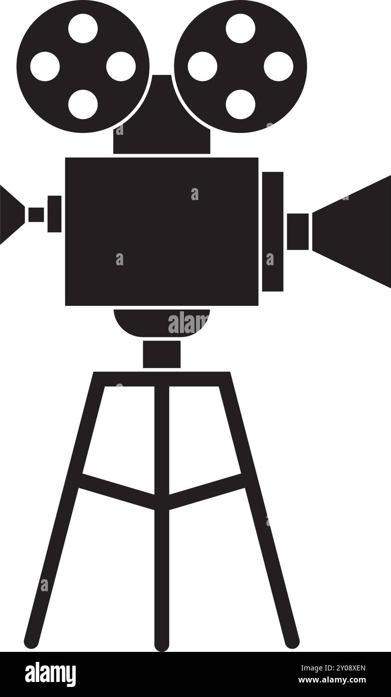 film camera icon illustration element design Stock Vector Image & Art ...