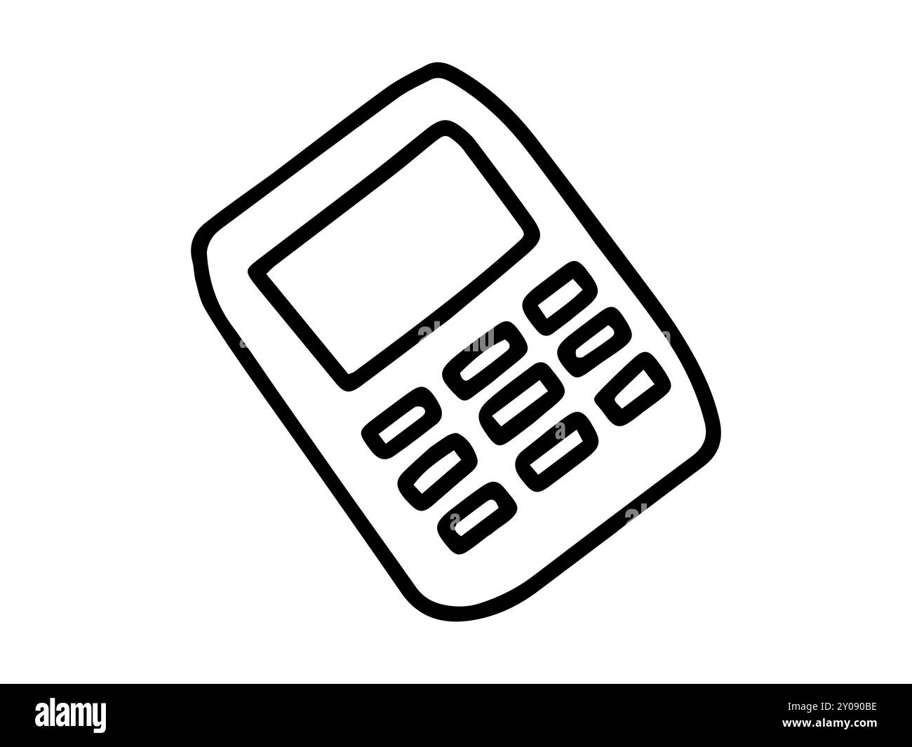 Handheld calculator Black and White Stock Photos & Images - Alamy
