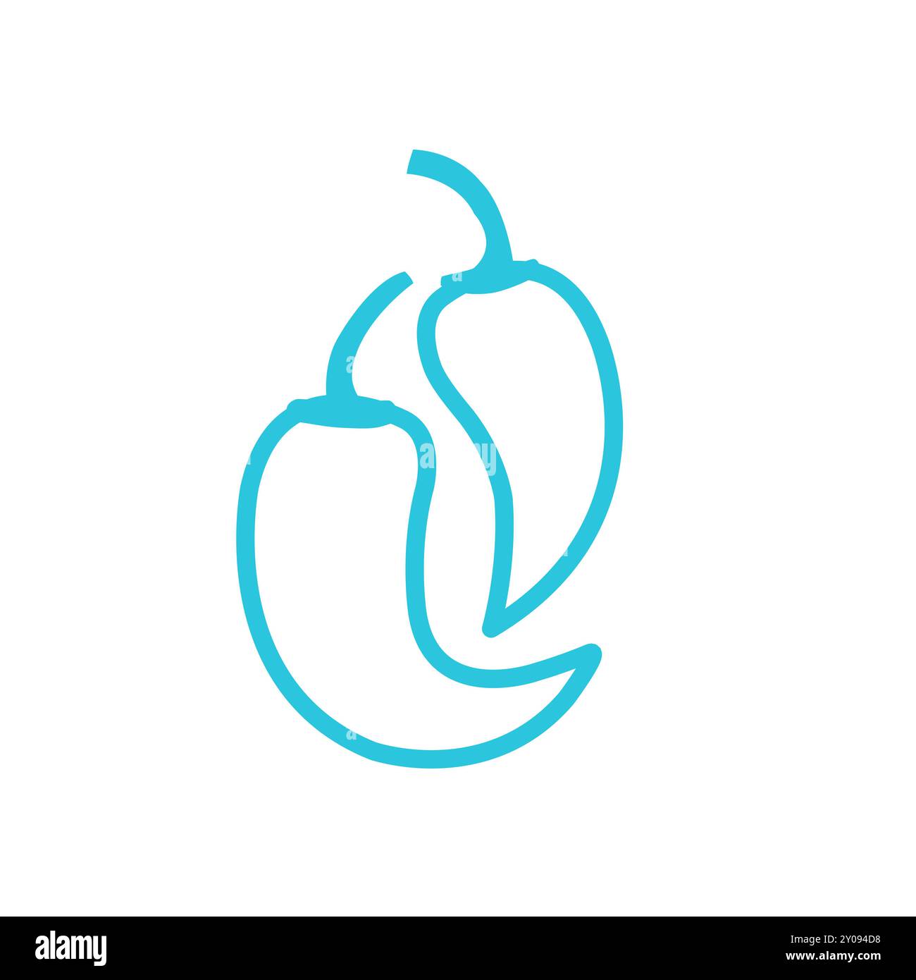 Fresh habanero chilli peppers Stock Vector Images - Alamy