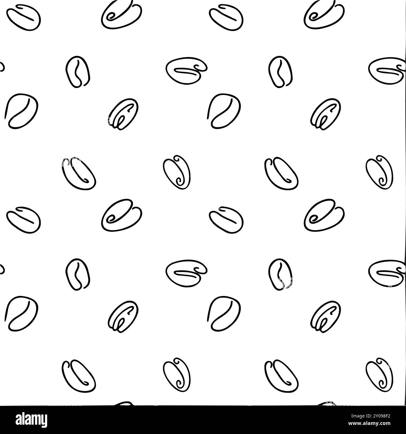 vector-seamless-pattern-with-outline-coffee-beans-on-a-transparent