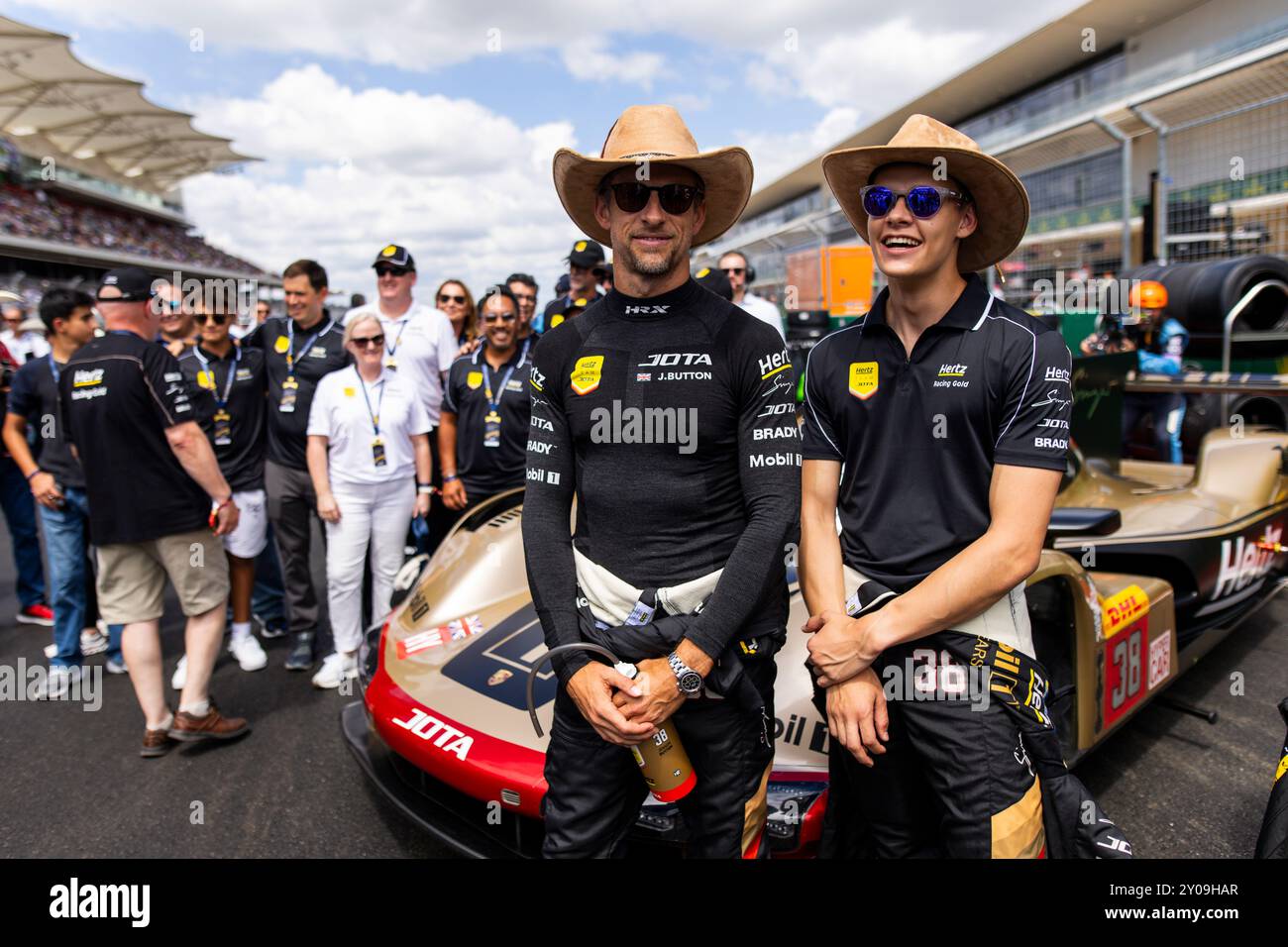 Austin, Etats Unis. 01st Sep, 2024. BUTTON Jenson (gbr), Hertz Team Jota, Porsche 963, portrait during the 2024 Lone Star Star Le Mans, 6th round of the 2024 FIA World Endurance Championship, from August 30 to September 1, 2024 on the Circuit of the Americas in Austin, Texas, United States of America - Photo Julien Delfosse/DPPI Credit: DPPI Media/Alamy Live News Stock Photo