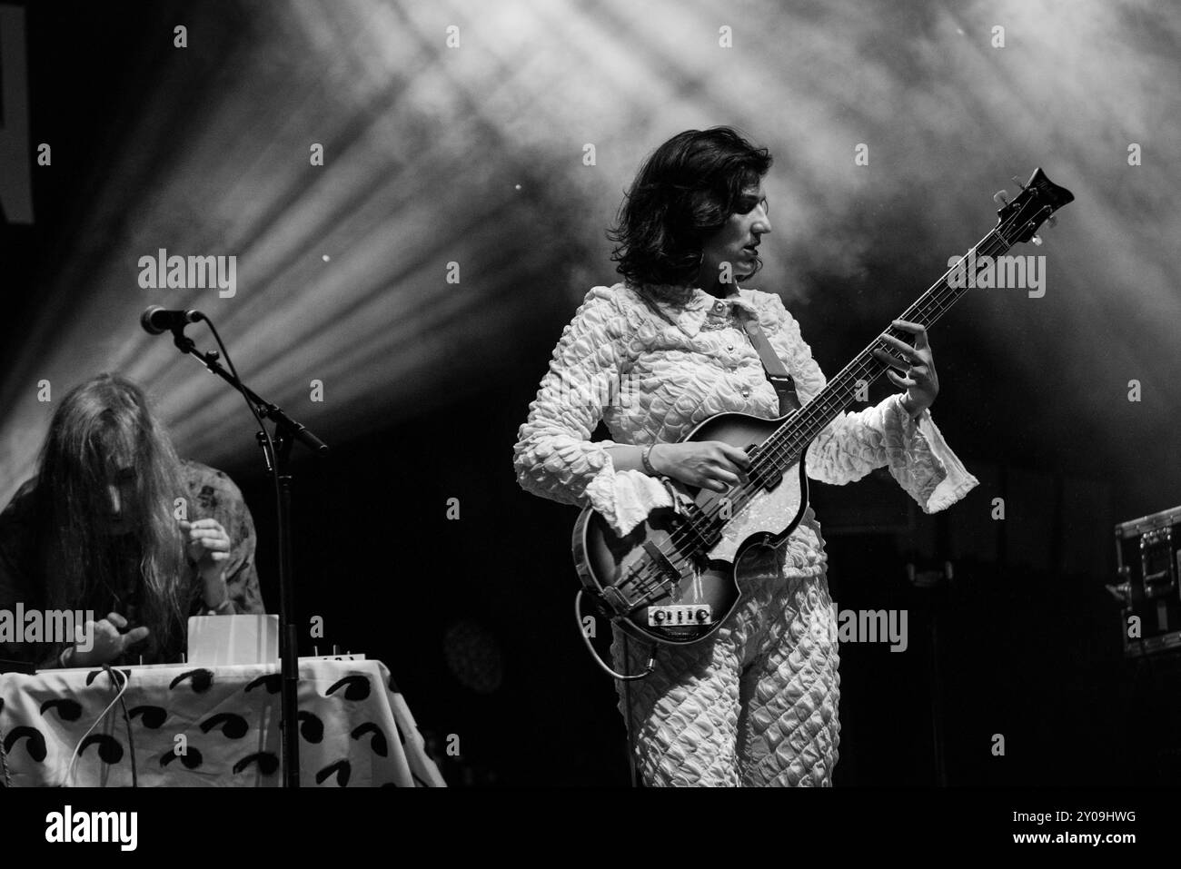 ISLET, CONCERT, 2024: Emma Daman Thomas singer and bass player from the ...