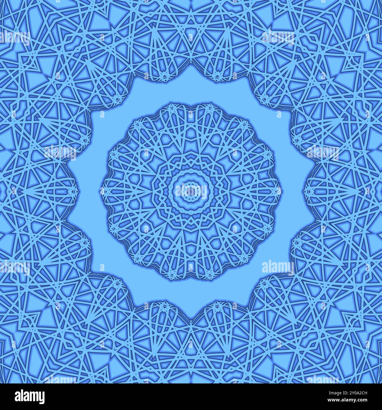 Blue background with abstract pattern Stock Photo - Alamy