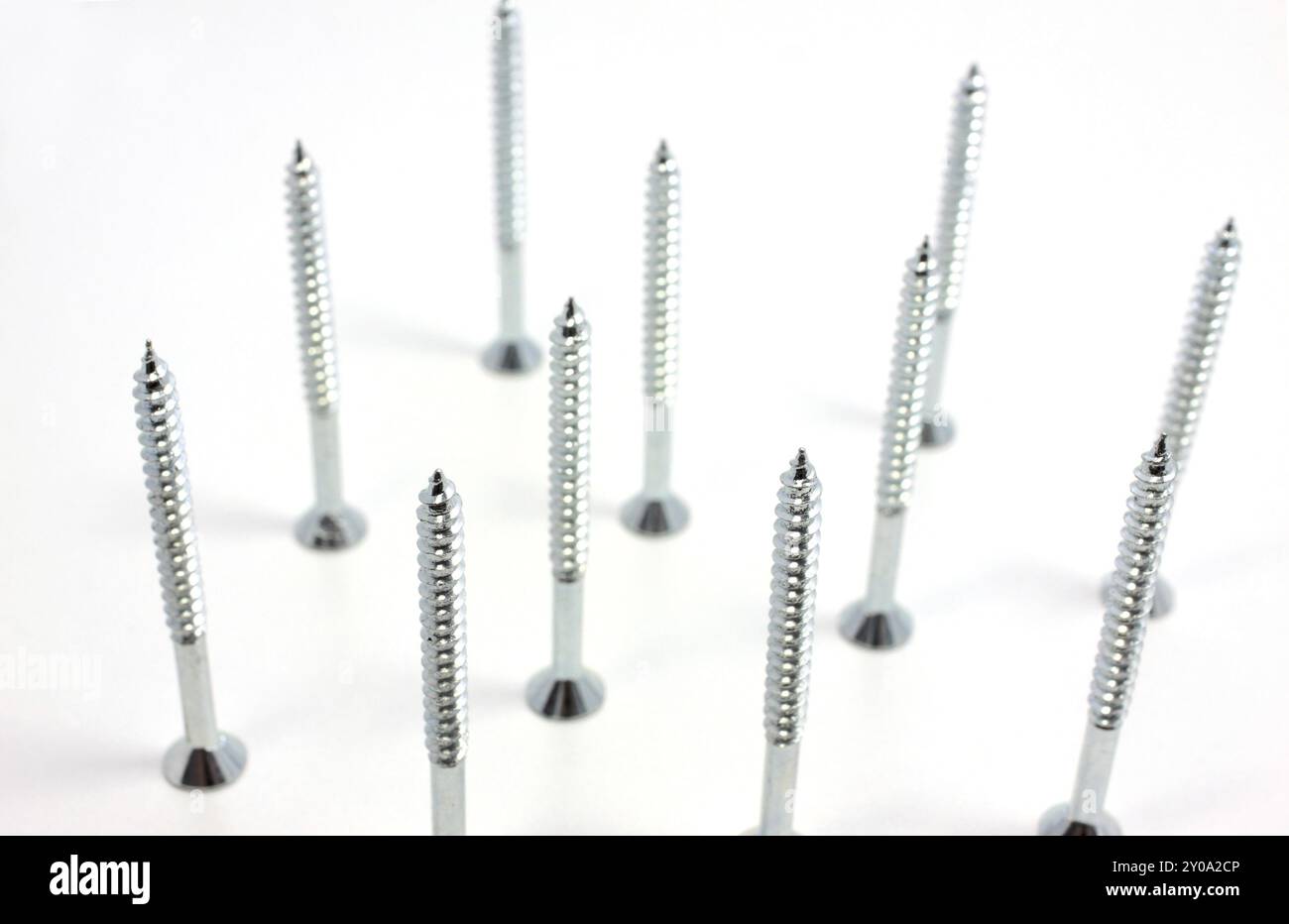 Screw Empty Screws on empty white hi-res stock photography and images - Alamy