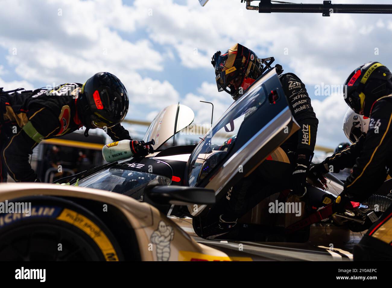 Austin, Etats Unis. 01st Sep, 2024. NATO Norman (fra), Hertz Team Jota, Porsche 963, portrait during the 2024 Lone Star Star Le Mans, 6th round of the 2024 FIA World Endurance Championship, from August 30 to September 1, 2024 on the Circuit of the Americas in Austin, Texas, United States of America - Photo Javier Jimenez/DPPI Credit: DPPI Media/Alamy Live News Stock Photo