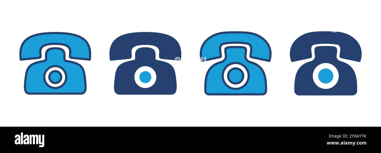 Telephone icon vector. phone icon vector Stock Vector Image & Art - Alamy