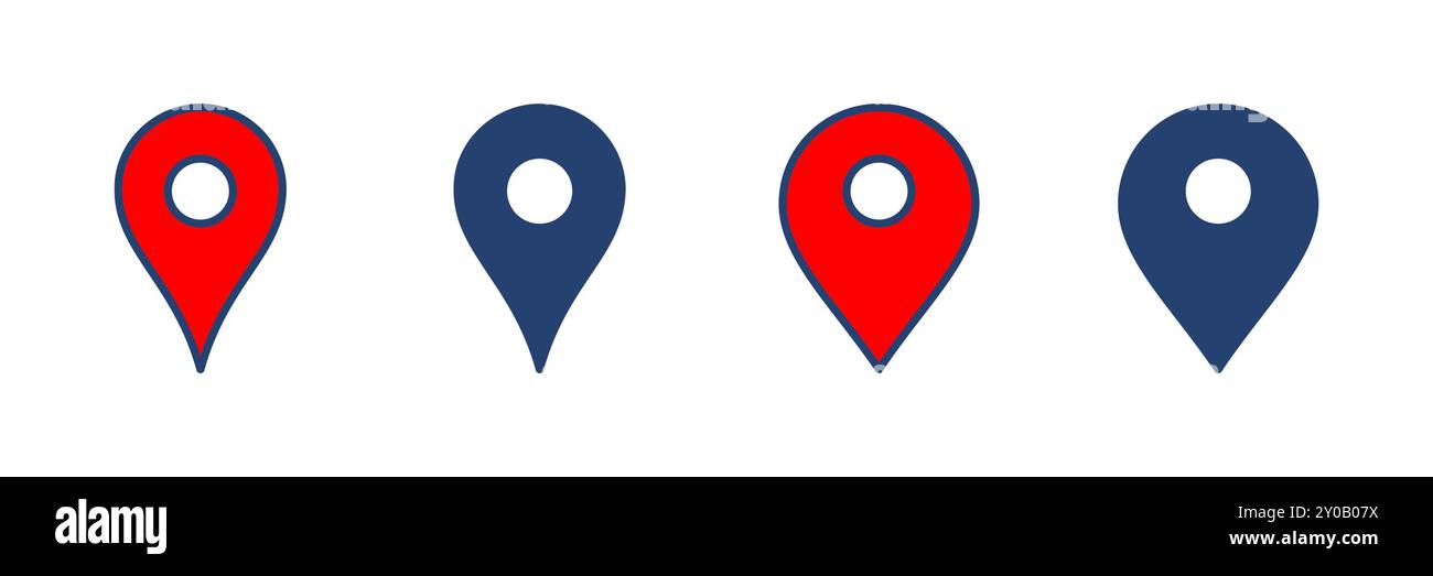 Pin icon vector. Location icon vector. destination icon. map pin Stock ...
