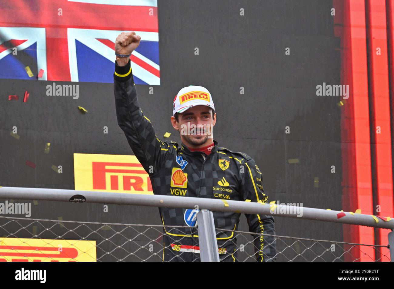 Charles leclerc monza f1 2024 hi-res stock photography and images - Alamy