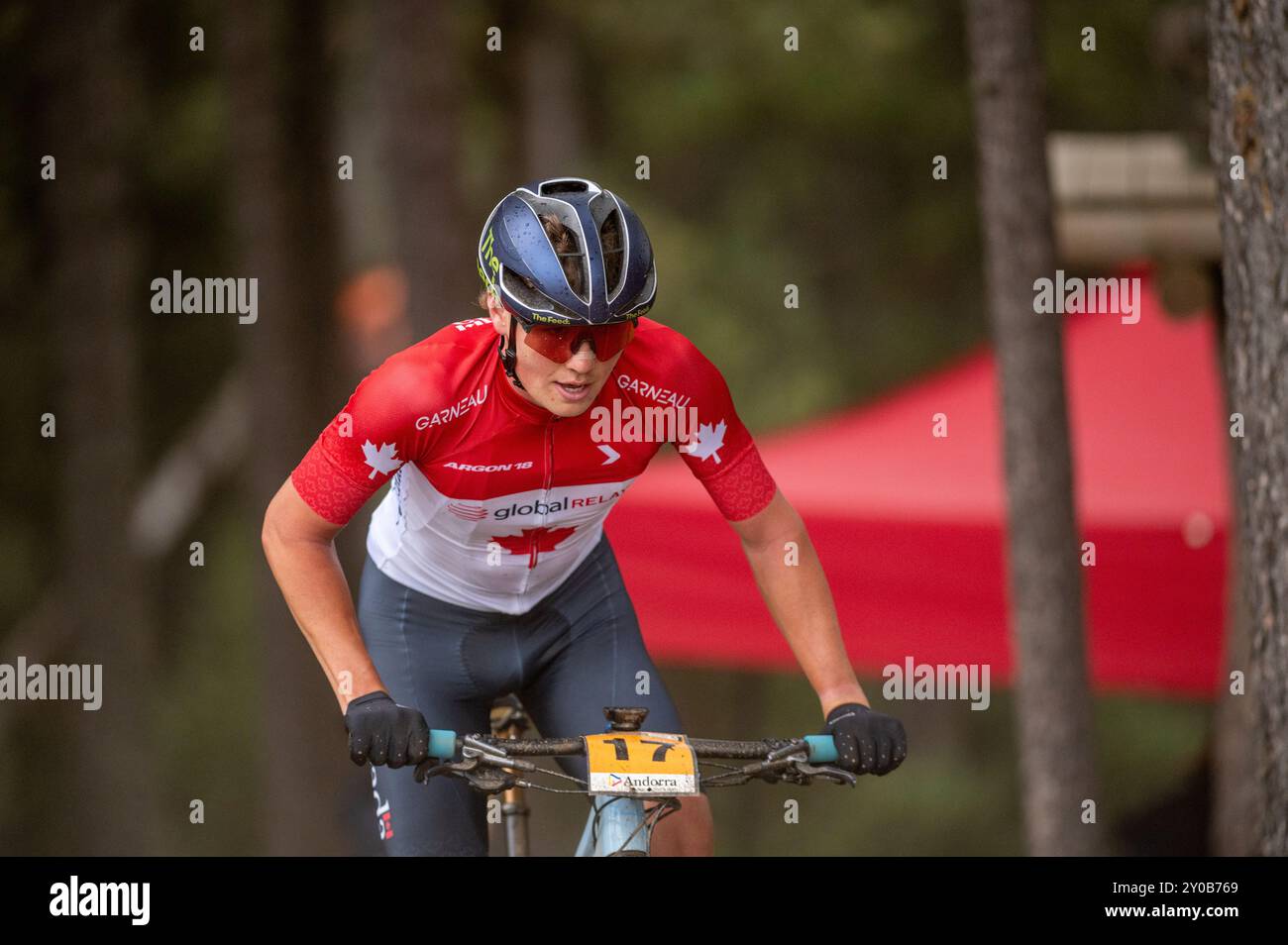 Pal Arinsal, Andorra September 1 2024 Cole Punchard of Canada in