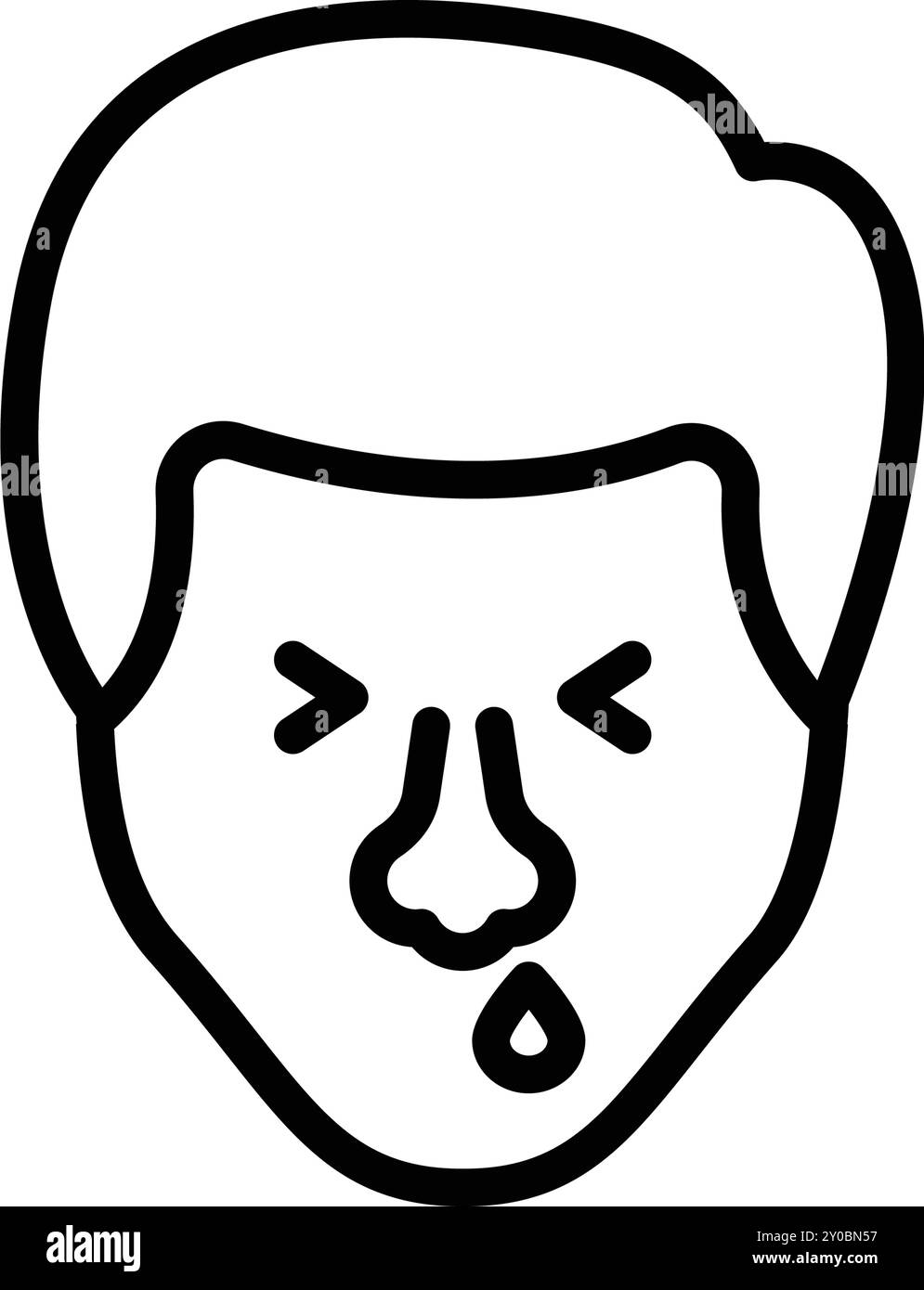 Icon for runny nose, runny Stock Vector Image & Art - Alamy