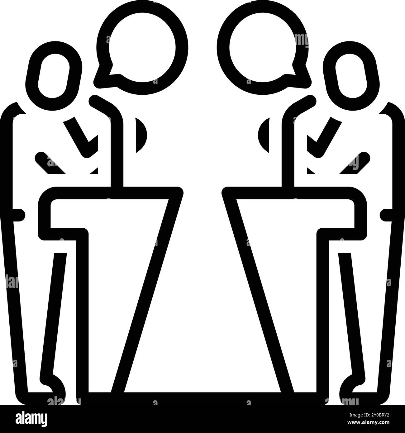 Podium discussion Black and White Stock Photos & Images - Alamy