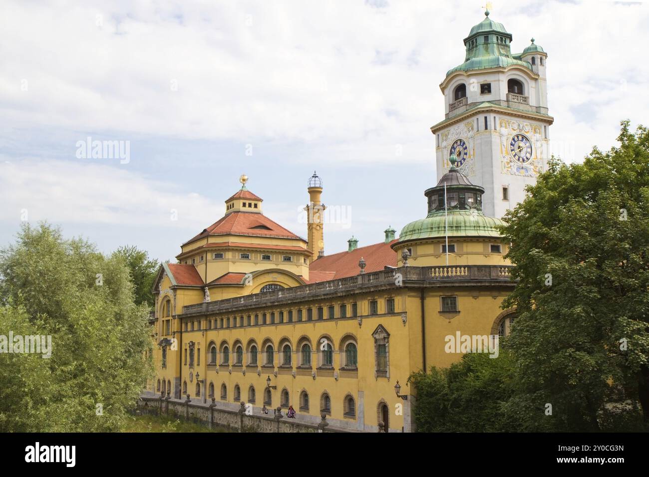 The historic Mueller public baths in Munich, Bavaria Stock Photo