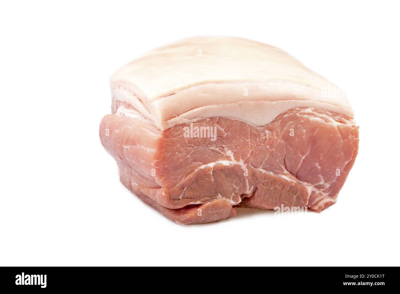 Whole raw roast pork, optional Stock Photo