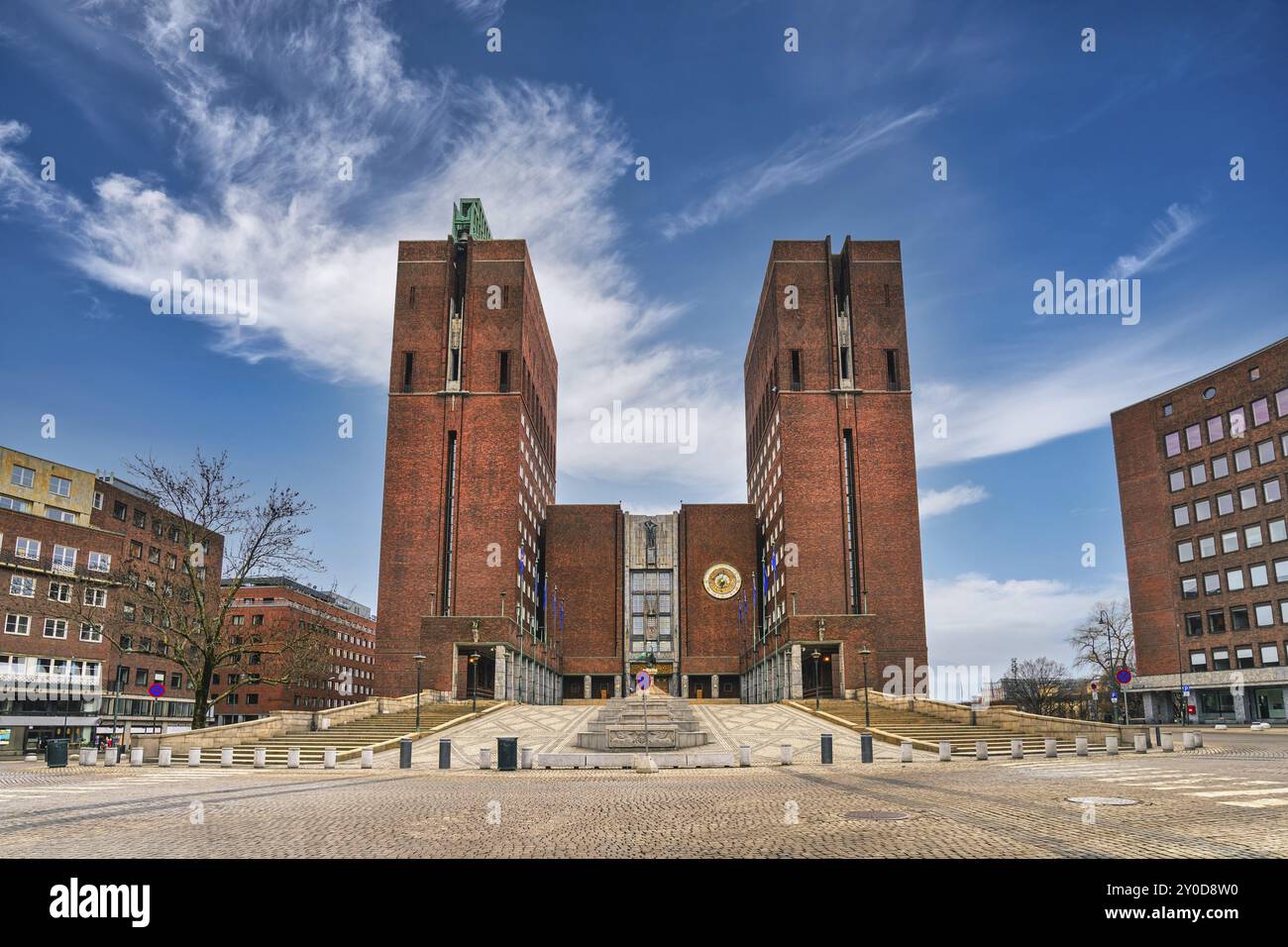 Downtown oslo city hall in hi-res stock photography and images - Alamy
