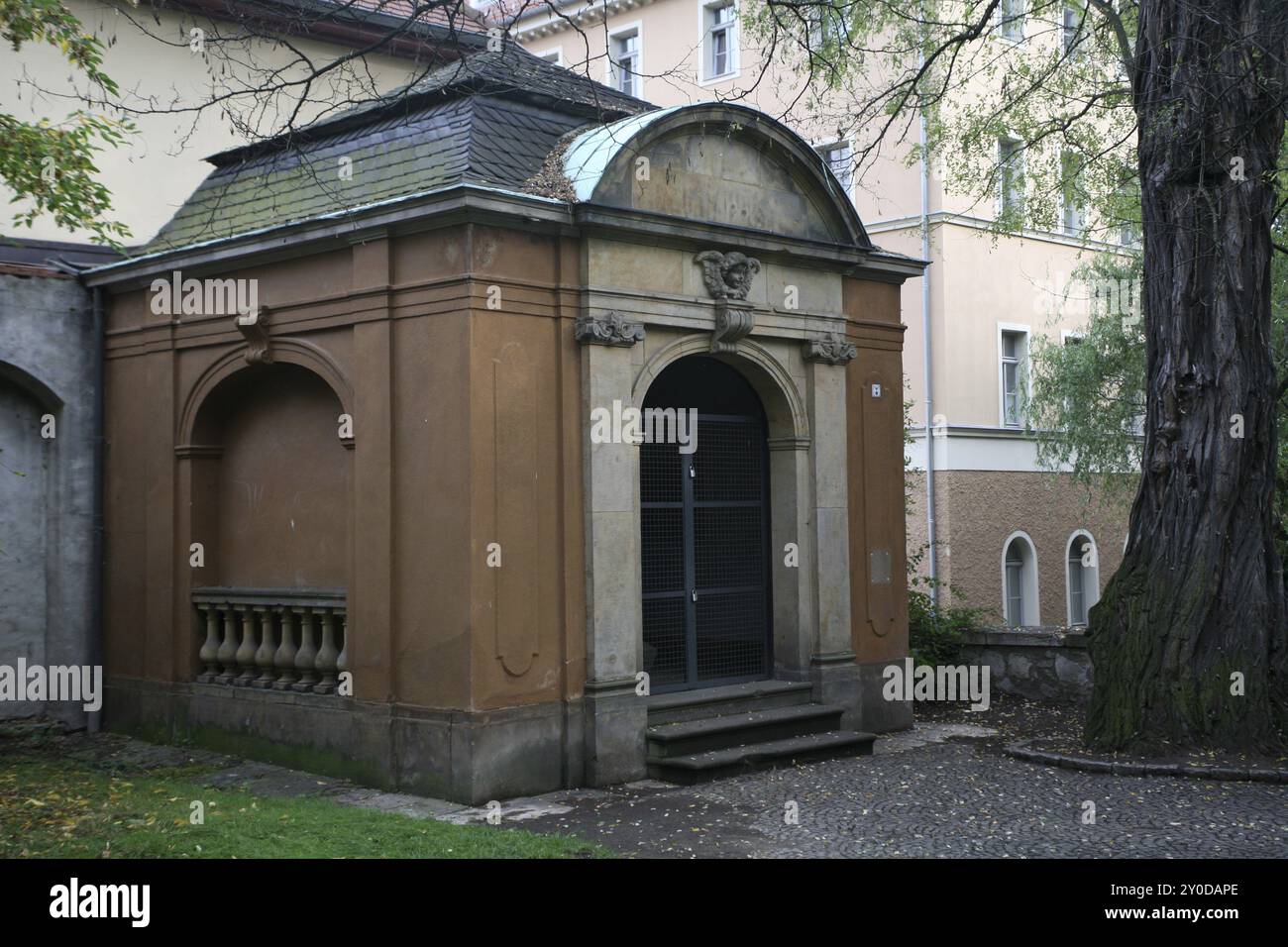 Friedrich Schiller's first burial place at St James' Cemetery in Weimar ...